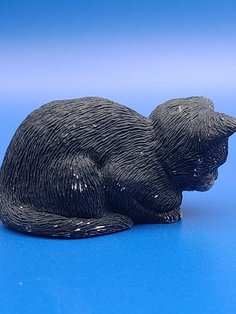 Sandicast Vintage 1988 Black Cat Figurine Little Snoozers Nodder